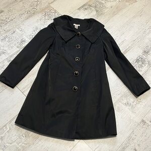 Vertigo Paris Cotton Poly Blend Dress Coat size Large